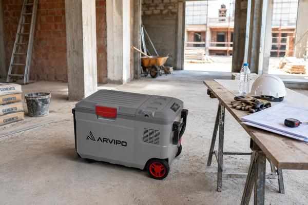 Nevera Camper ARVIPO FR37 28L con 2 Bater�as | Enfr�a, Congela y Calienta